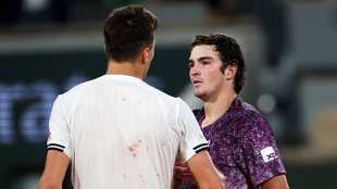 Fonseca se rinde al nivel de Mensik: "Juega bien y sabe cómo manejar los momentos clave". Foto: Gettyimages