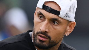 La aventura de Kyrgios en Stuttgart termina con derrota ante Shimabukuro. Foto: Gettyimages