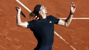 Zverev: "Antes de Roland Garros me pusieron 40 inyecciones en la espalda". Foto: Gettyimages