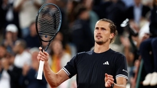 Zverev se pone a la altura de Alcaraz en victorias en Grand Slam