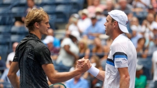 Zverev se venge de Querrey en direct : "Dijiste que nunca lo lograría, así que muchas gracias por tu confianza". Photo : Getty Images