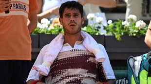 Dani Vallejo pide perdón tras su histórica multa en Roland Garros. Fuente: Getty