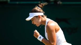 Jovic avertit à Wimbledon : "Je me rapproche des meilleures joueuses". Photo : Gettyimages