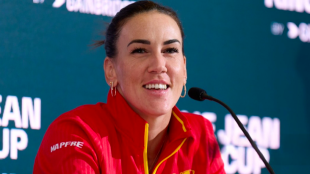 Nuria Párrizas announces her retirement from tennis. Source: Getty

Translation: Nuria Párrizas annonce sa retraite du tennis. Source: Getty