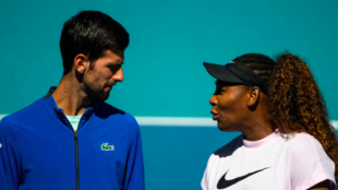 Djokovic dedicates an emotional tribute to Serena Williams: "Just seeing her is already a spectacle". Source: Getty

Translation: Djokovic rend un hommage émouvant à Serena Williams : "Juste la voir est déjà un spectacle". Source : Getty