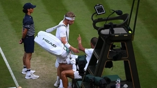 Tensione in rete tra Davidovich e Aliassime dopo la loro partita a Wimbledon