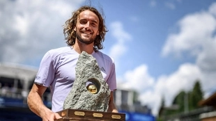 Tsitsipas y su objetivo tras ganar en Gstaad: "Quiero ganar al menos a tres top 10 este año"