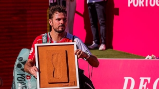 La carriera di Wawrinka sulla terra battuta è giunta al termine a Estoril. Foto: Gettyimages