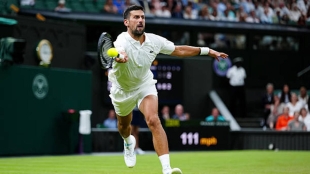 Novak Djokovic, horario dónde ver ante Rinderknech en Wimbledon 2026. Foto: gettyimages