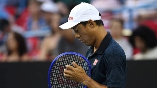Nishikori, indignado consigo mismo tras perder con Jódar: "Mi último partido no puede ser así"