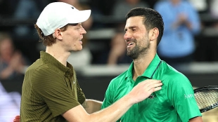 Voici comment se déroulera la bataille entre Sinner et Djokovic en Australie. Source : Getty.