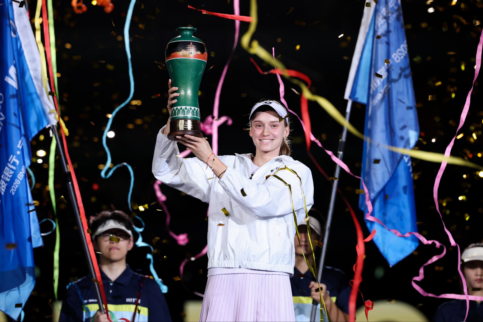 Elena Rybakina expands WTA lead after Ningbo title victory
