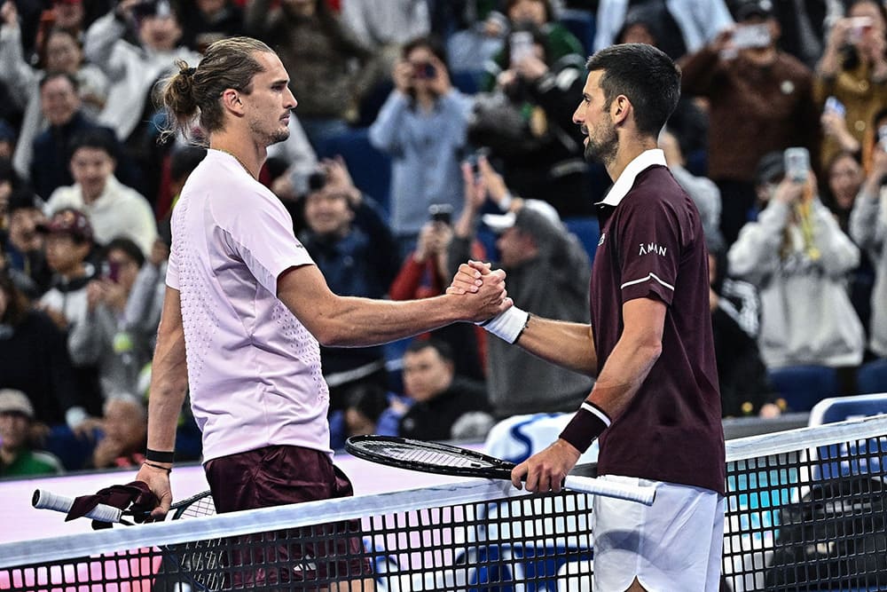 Controversia en el partido Zverev-Djokovic por una regla del tenis