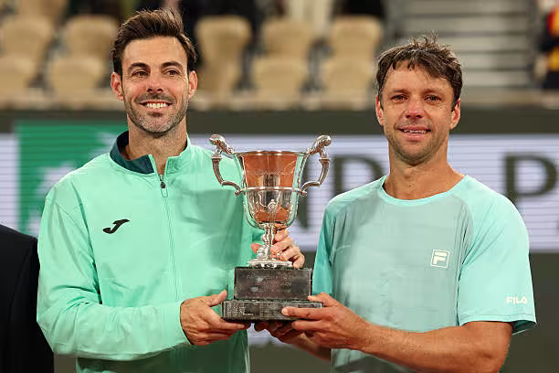 Granollers and Zeballos, after winning their second Roland Garros: "It's never too late for anyone". Source: Getty Images.
