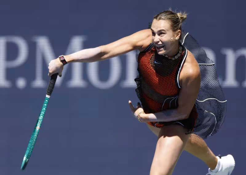 Aryna Sabalenka, ordre de jeu du lundi 31 août à l'US Open. Photo : gettyimages