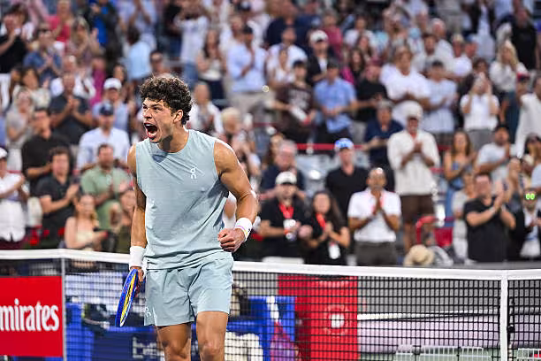 Ben Shelton, jóvenes en Montreal. Foto: gettyimages