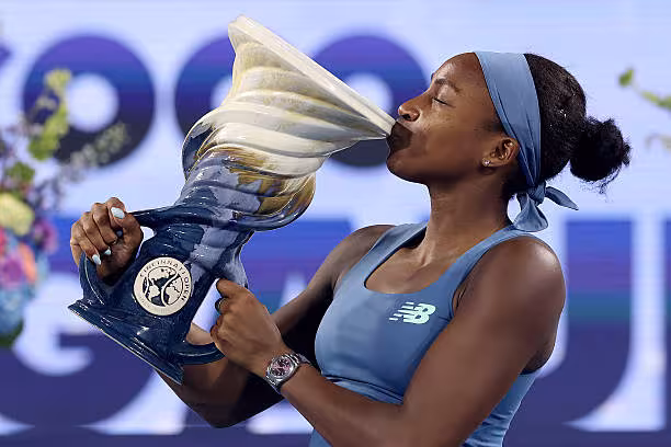 Cori Gauff, campeona en Cincinnati. Foto: gettyimages
