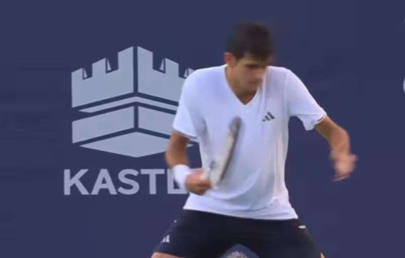 Rafael Jódar, pelotazo en Washington. Foto: TennisTV