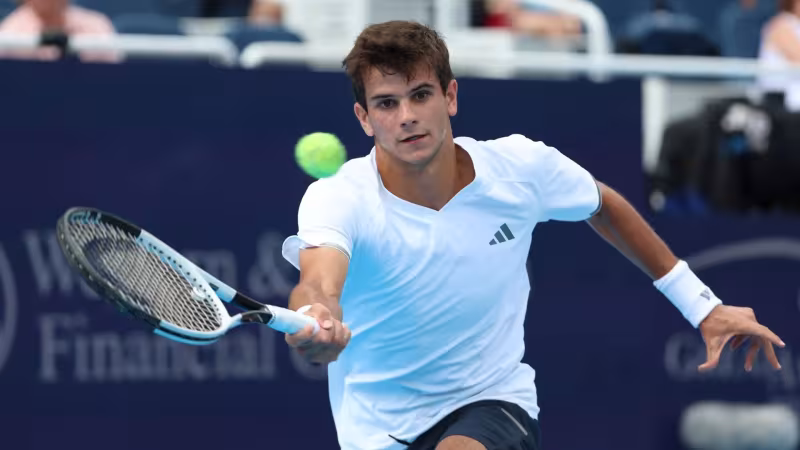Jódar is now training at the US Open facilities. Photo: Getty Images