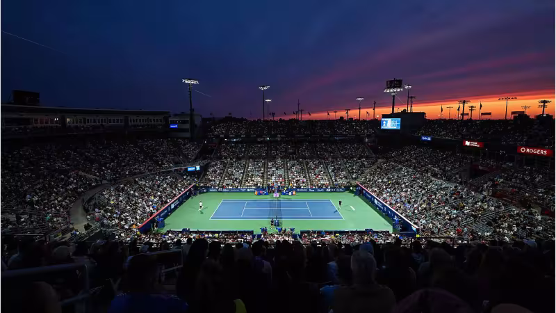 Las preocupantes condiciones del Masters 1000 de Montreal. Fuente: Getty Images.
