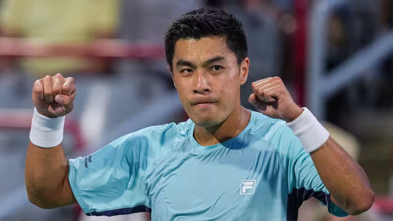 Nakashima, tras vencer a Jódar: “Mi saque apareció cuando lo necesitaba”. Foto: Gettyimages