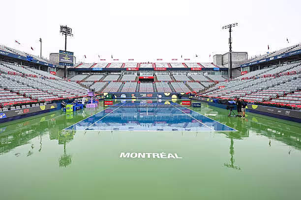 La polémica decisión del ATP Montreal tras cancelarse la jornada por lluvia. Fuente: Getty Images.