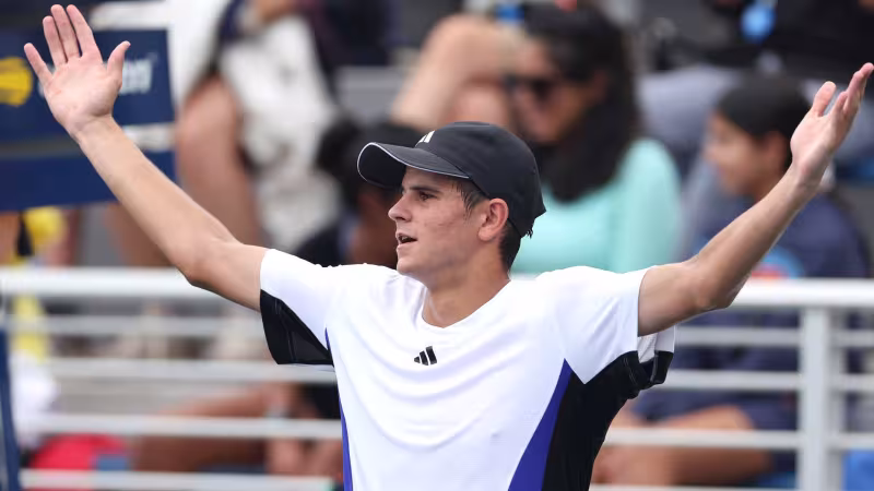 Rafael Jódar, rivali degli spagnoli agli US Open. Foto: gettyimages