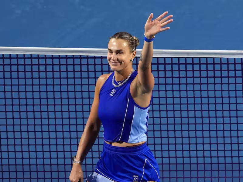 Sabalenka si arma di pazienza per debuttare con vittoria a Cincinnati e mantenere una striscia di un anno e mezzo. Foto: Gettyimages