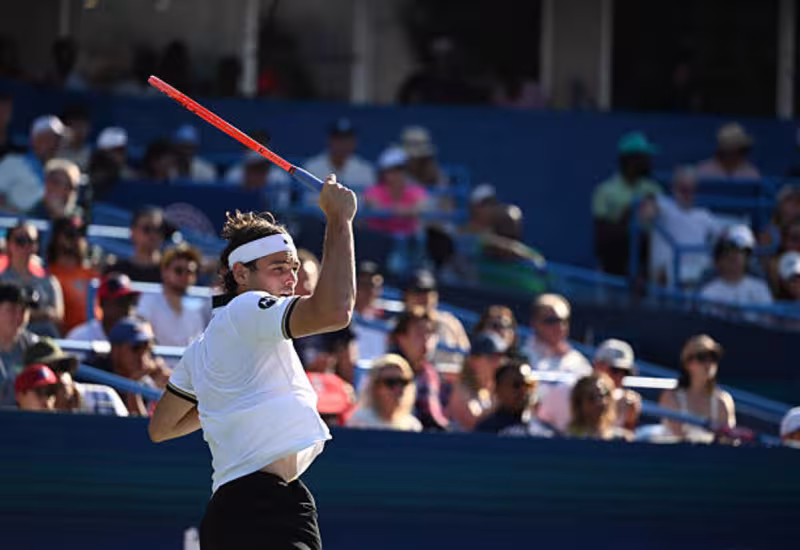 Taylor Fritz habla de su rodilla en Washington. Foto: gettyimages