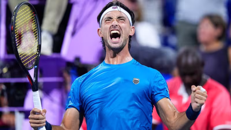 Thiago Tirante, rival de Djokovic en Cincinnati.