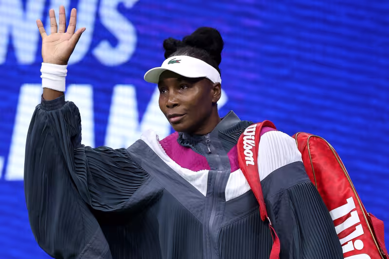 Venus Williams demands changes after her farewell: "I don't know another sport where you have to start so late." Source: Getty