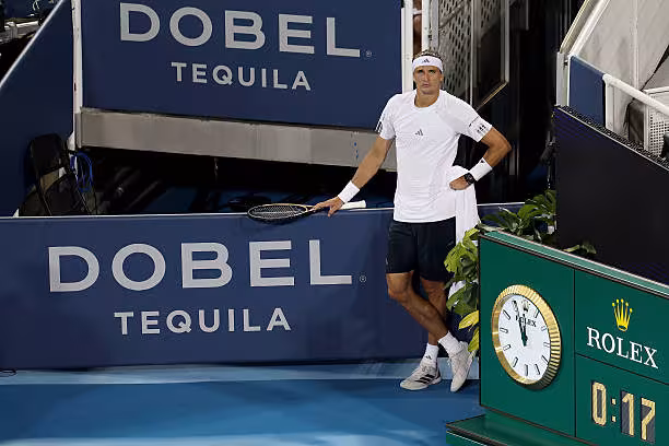 Alexander Zverev, partido de madrugada en Cincinnati. Foto: gettyimages