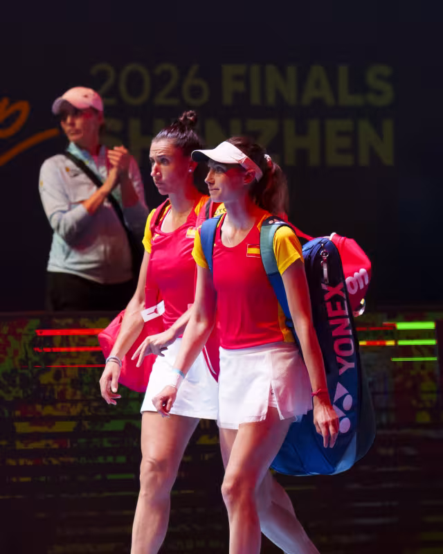 Cristina Bucsa y Sara Sorribes. Foto: Álvaro Díaz (RFET)