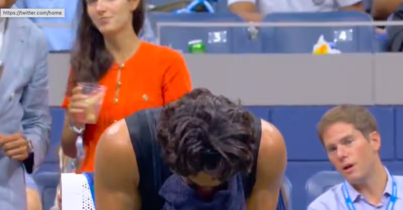 Alcaraz lleva su cuerpo al límite: varias arcadas y vómitos durante su batalla con Shelton. Fuente: ATP