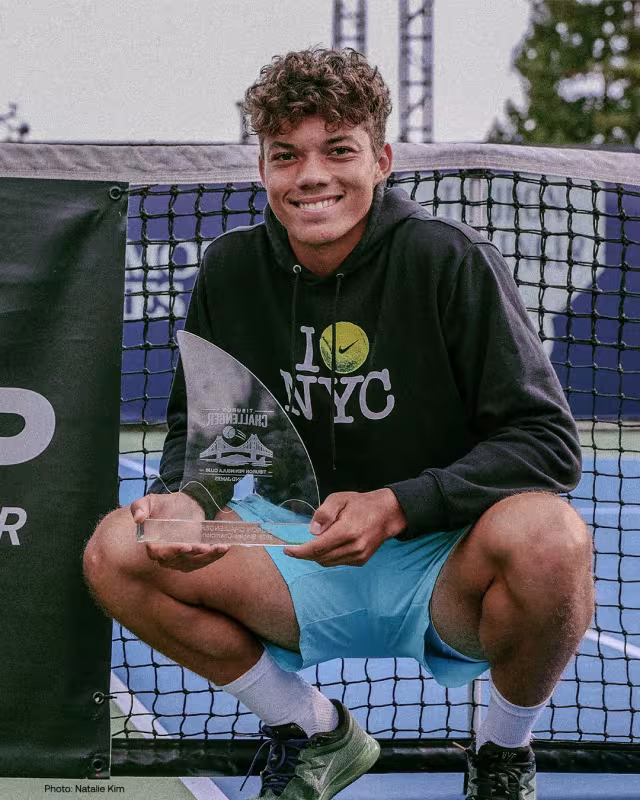 Darwin Blanch culmina una semana perfecta en Tiburón ganando su primer Challenger. Fuente: ATP