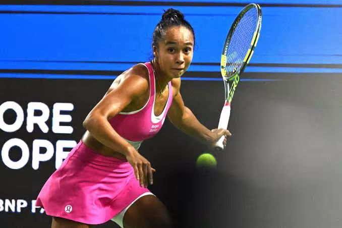 Leylah Fernandez se impone a Gibson y reina en Singapur. Foto: Gettyimages
