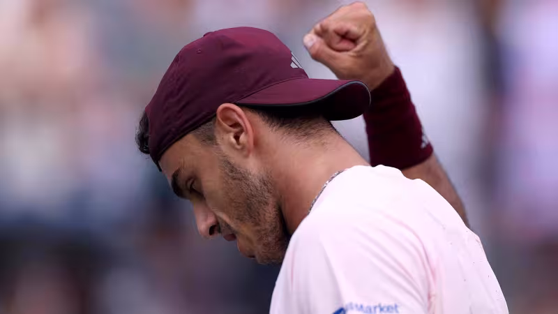 Fran Cerúndolo gana a Fritz en US Open. Foto: gettyimages