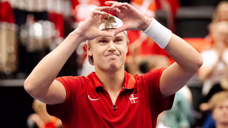 Holger Rune valora su regreso en Copa Davis. Foto: gettyimages