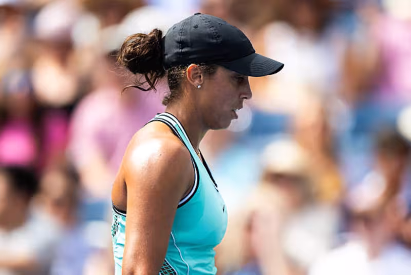 Madison Keys sale a despejar dudas sobre su posible embarazo. Fuente: Getty