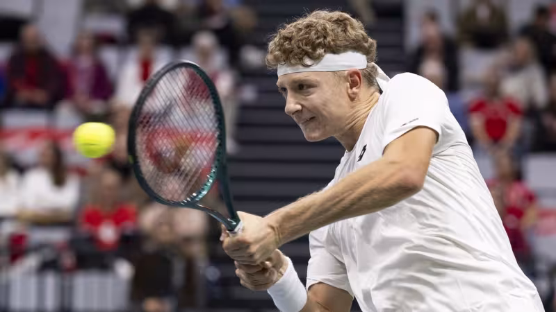Martín Landaluce, victoria en Copa Davis 2026. Foto: gettyimages