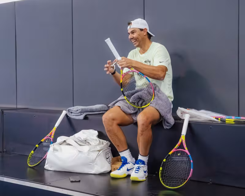 La vidéo virale de Rafa à son retour à l'entraînement.