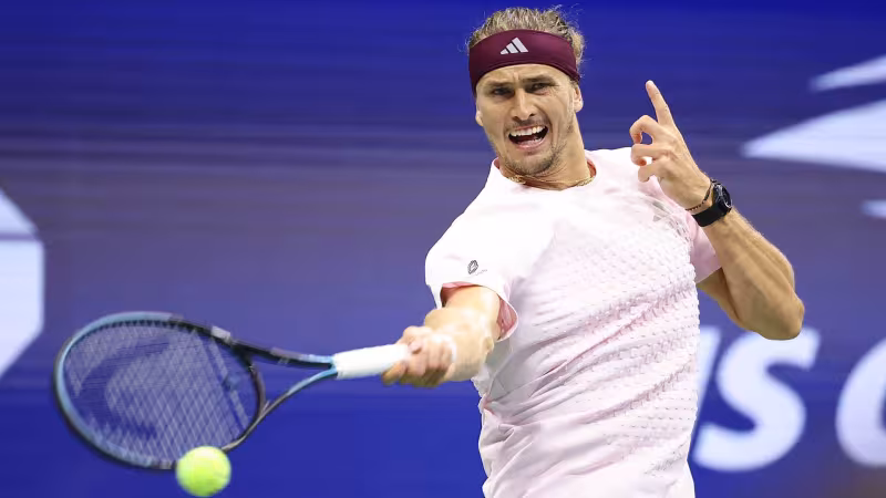 Orden de juego del miércoles 9 de septiembre en US Open 2026: Zverev, de noche. Foto: Gettyimages