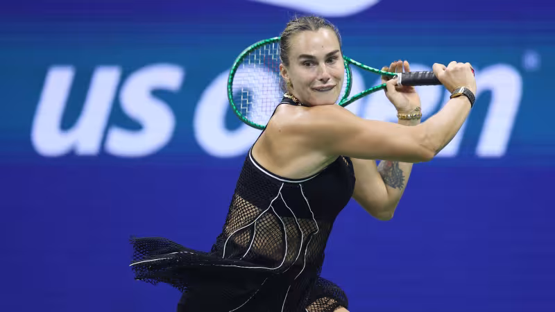 Aryna Sabalenka pierde con Rybakina en US Open. Foto: gettyimages