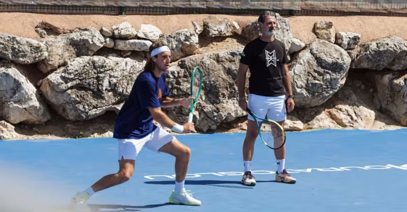 Tsitsipas y Mouratoglou trabajan juntos. Foto: gettyimages