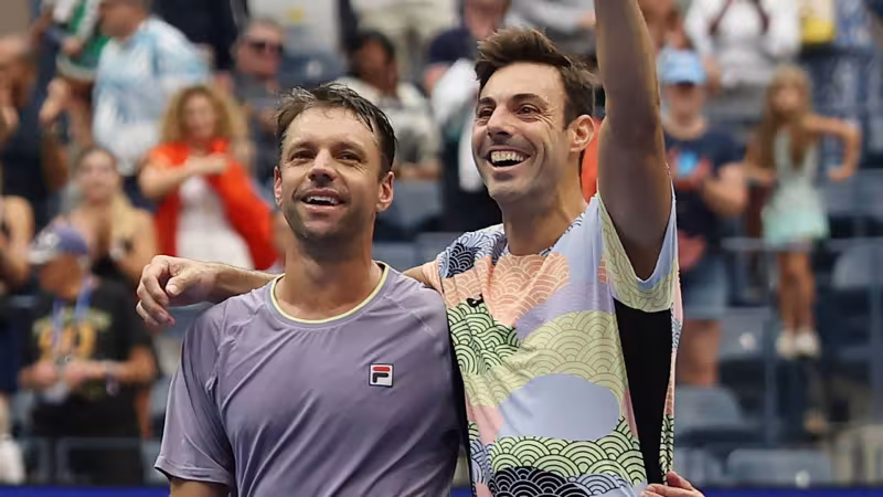 La pareja que nunca falla: Granollers y Zeballos estarán en las ATP Finals por séptimo año seguido. Fuente: Getty