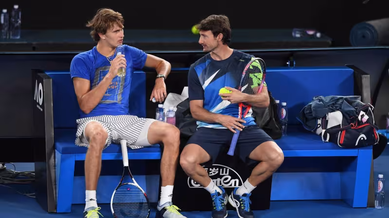 Zverev y Ferrero podrían trabajar juntos. Foto: gettyimages