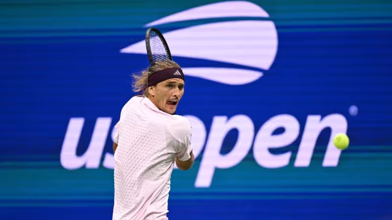 Zverev vuelve a sufrir y trasnocha para superar a un Halys que lo llevó al quinto set. Foto: Gettyimages