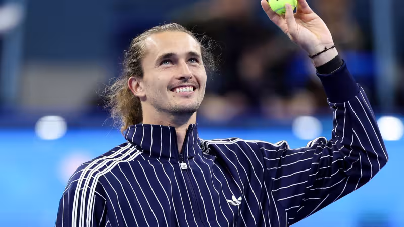 Alexander Zverev aplasta a Shang en Pekín y se cita mañana con Novak Djokovic. Fuente: Getty