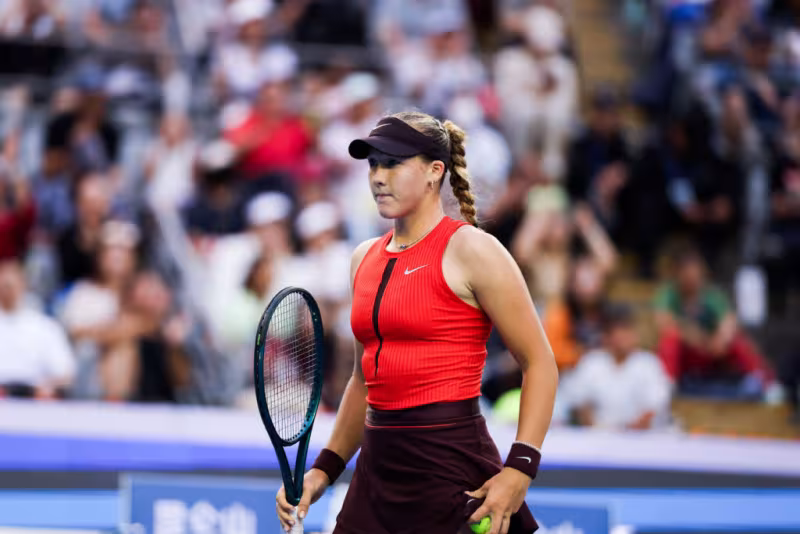 Andreeva atteint les demi-finales de Pékin et dépasse Gauff au classement. Source : Getty Images.