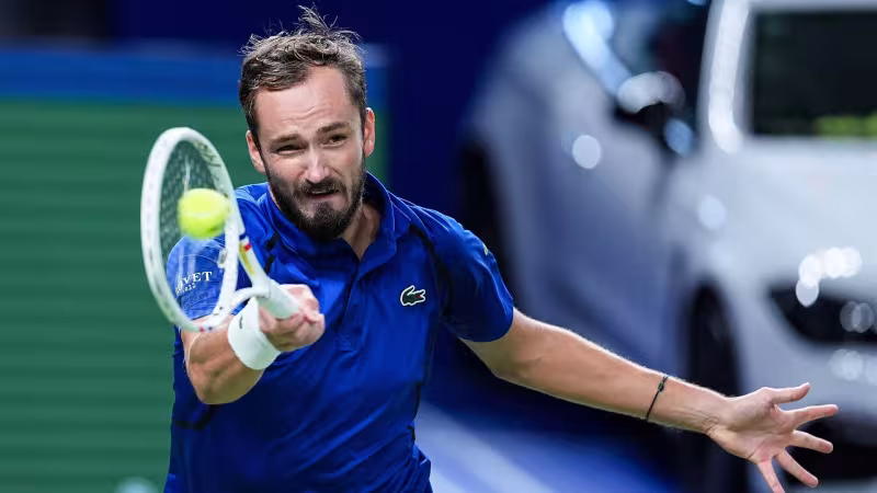 Daniil Medvedev, inscrito en Almaty. Foto: gettyimages